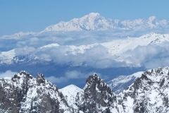 Le Mont Blanc en toile de fond