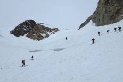 Descente du glacier de l'Homme