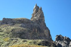 Au dessus de nous le début des arêtes impressionne !
