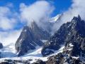 Le versant sud des Grandes Jorasses